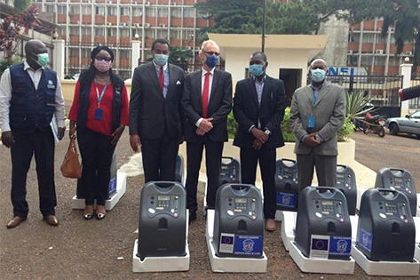 Canta donated Oxygen Concentrators to African countries during the COVID-19 epidemic